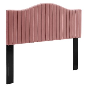 Modway Brielle Channel Tufted Performance Velvet Full/Queen Headboard - 1 of 4