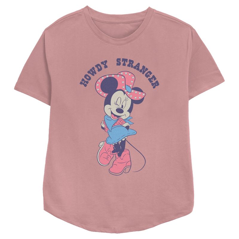Women's Minnie Mouse Howdy Stranger T-Shirt, 1 of 4