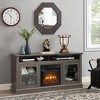 TIRAMISUBEST Entertainment Center with 18" Fireplace Insert TV Console Cabinet,TV Stand for 65 inch TV - 2 of 4