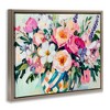 Stupell Industries Colorful Bouquet in Spring Vase Floating Frame Canvas Art - 2 of 4