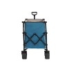 Collapsible Beach Wagon with Big Wheels, Heavy Duty Folding Utility Cart for Camping, Garden, Outdoor Gear, Sports, Shopping -The Pop Home - 3 of 4