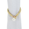 Unique Bargains Faux Pearl Strand Curtain Tieback Polyester 2 Pcs - 4 of 4