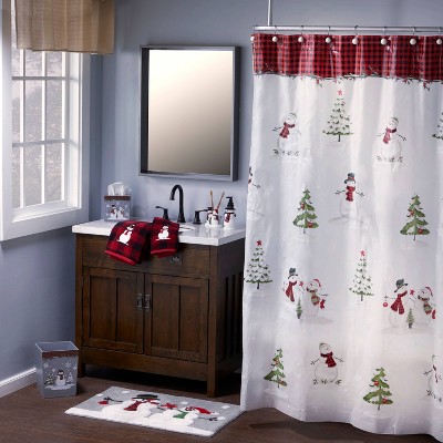Red Buffalo Check Cotton Holiday Washcloth Set