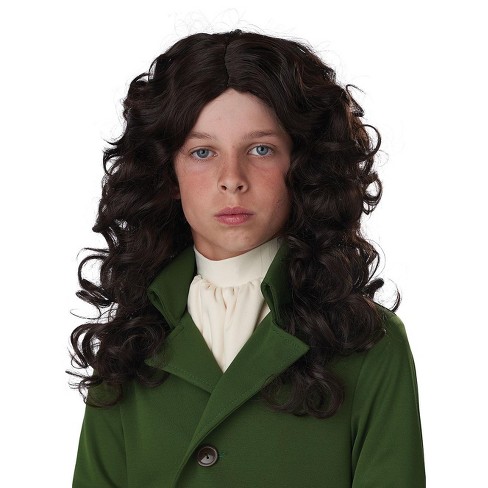 Child deals colonial wig