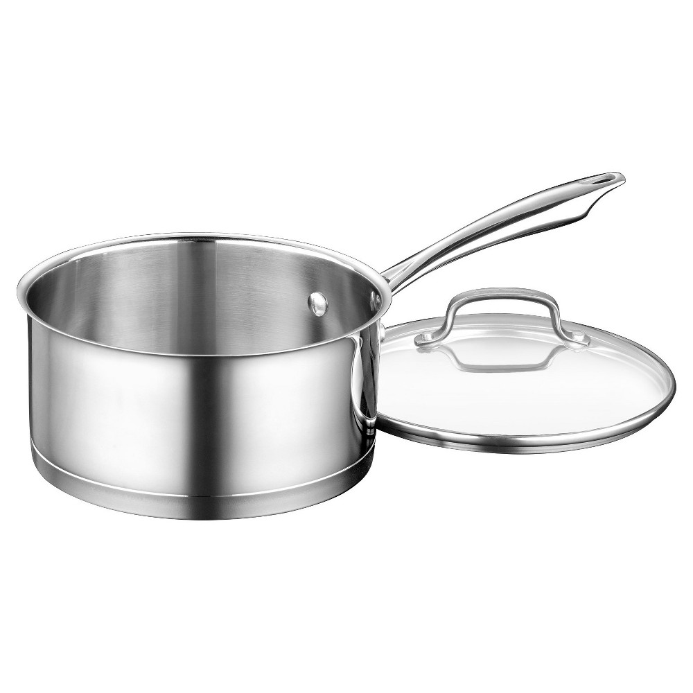 Photos - Pan Cuisinart Professional Series 3qt Stainless Steel Saucepan with Cover - 89 