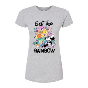 Women's - Disney - Eat The Rainbow Fitted Graphic T-Shirt - 1 of 3