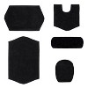 Waterford Collection Cotton Tufted Set of 5 Bath Rug Set - Home Weavers - 2 of 4