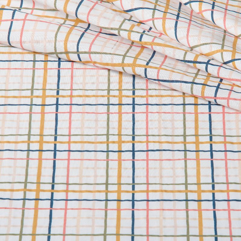 Plaid Print Cotton Kids' Sheet Set - Pillowfort™, 2 of 3