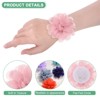 Unique Bargains Mesh Fabric Full Chiffon Flowers for DIY 12 Pcs - 2 of 4