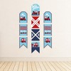 Big Dot of Happiness Railroad Party Crossing - Hanging Vertical Paper Door Banners - Steam Train Party Wall Decor Kit- Indoor Door Decor - 3 of 4