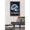 Trends International NFL Dallas Cowboys - Neon Helmet 23 Framed Wall Poster Prints - 2 of 4