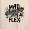 Women's - Disney - Mad Flex Sully Lightweight French Terry Wide Neck Long Sleeve Shirt - 2 of 4
