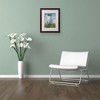 Trademark Fine Art -Claude Monet 'Woman With a Parasol 1875' Matted Framed Art - 3 of 4