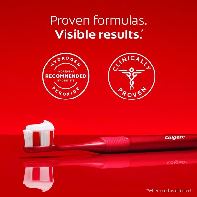 Colgate Optic White Pro Series Express White Teeth Whitening Toothpaste with 5% Hydrogen Peroxide - 3oz/2pk