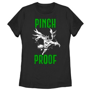 Women's Batman St. Patrick's Day Pinch Proof T-Shirt - 1 of 4