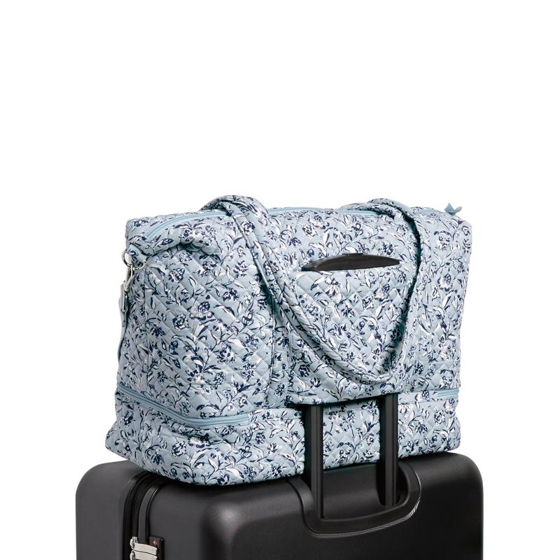 Vera Bradley Women's  Cotton Deluxe Travel Tote Bag, 5 of 9
