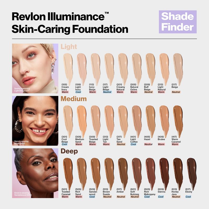 Revlon Illuminance Skin-Caring Foundation - 1 fl oz, 6 of 21