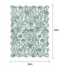 Racxily 36"x56" Feather Faux Fur Scalloped Indoor Accent Rug, Non Slip, Super Strong, Ideal for High Traffic Areas in Bedroom, Living Room - 2 of 4