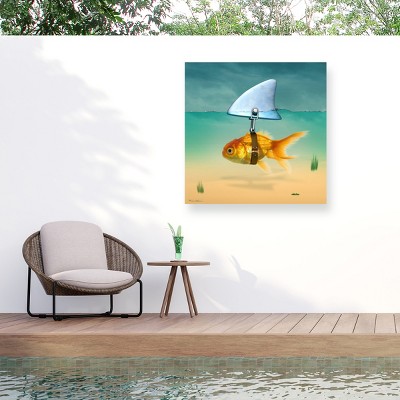 "Gold Fish" Outdoor Canvas