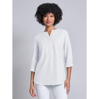 Jones New York Button Front Tunic