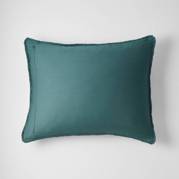 Funda de Almohada de Algodón Chambray Texturizado - Casaluna™ 4