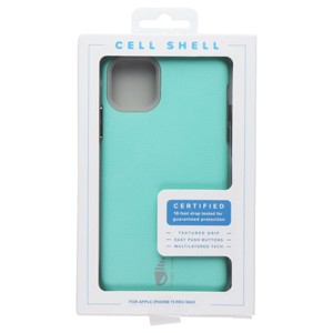 Cell Shell Hard Case for Apple iPhone 11 Pro Max - Teal/Gray - 1 of 1