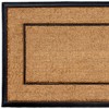 HomeRoots 24" X 48" Natural And Black Striped Border Outdoor Coir And Rubber Door Mat - 4 of 4