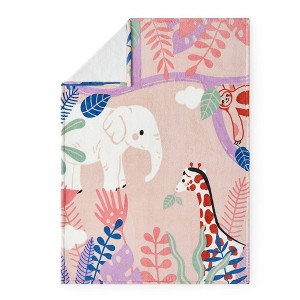 Cozy Bliss Soft Reversible Kid Throw Blanket Printed Bedding Blanket - 1 of 4