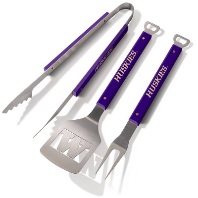 NCAA Washington Huskies Spirit Series BBQ 3pc Set