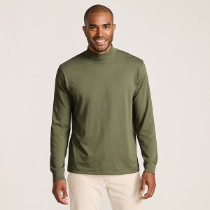 Lands' End Men's Super-T Mock Turtleneck - 1 of 4