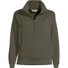 Lands' End Women's Serious Sweats Relaxed Long Sleeve Half Zip Sweatshirt - 3 of 4