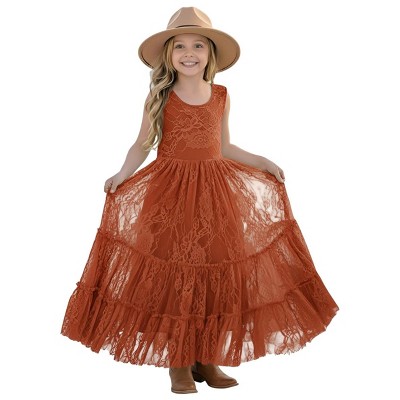 2Bunnies Rose All-Lace Zip Back Flower Girl Dress
