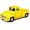 1955 Ford F-100 Pickup Truck Yellow 1/24 Diecast Model Car by Motormax - 2 of 3
