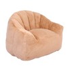 Kumasinova Faux Fur Giant Bean Bag Chair,Comfy Chair Stuffed High-Density Foam,Lazy Sofa with Armrests,Bean Bag Chairs for Adults in Living Room - 2 of 4
