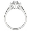 Pompeii3 1 1/2ct Marquise Diamond Halo Engagement Ring 14k Gold Lab Created - 2 of 4