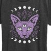 Women's - Instant Message - Cat With Crystals Short Sleeve Graphic T-Shirt - 2 of 4