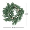 Chery Life 26" Pineneedle Wreath With Ball for Home Decor for Home Decor - 2 of 4
