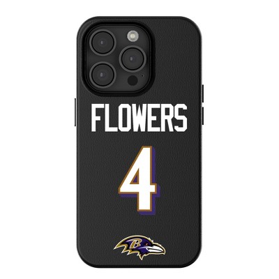 Keyscaper NFL Baltimore Ravens Players Game Tactic MagSafe Compatible Cell Phone Case for Apple iPhone