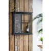 Vynxaria Black Floating Wine Racks, 26x5.1x28.3" Wall-Mounted Bar Shelf with Glass Holder - 3 of 4