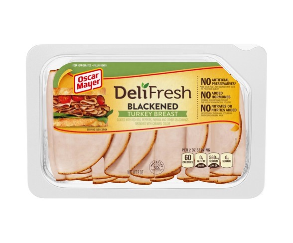 Oscar Mayer Deli Fresh Blackened Turkey Breast - 8oz