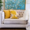 Kumasinova 20" Square Autumn Leaf Couch Pillows,Polyester Velvet Down Pillow with Hidden Zipper,Soft Decorative Pillows for Bed&Couch - 3 of 4