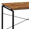 NicBex Home Office Desk 47.5" L Modern Writing Desk with Wooden Desktop and Black Metal Legs for Office, Study, Living Room - 4 of 4