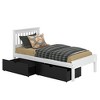 DONCO KIDS Contempo Bed, Twin, White/Black - 3 of 3