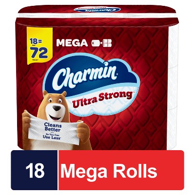Charmin Ultra Strong Toilet Paper - 18 Mega Rolls