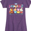 Girls' - Peppa Pig - Candy Cat and Rebecca Rabbit Train Fitted Short Sleeve Graphic T-Shirt - 2 of 4