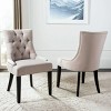 Abby 19" H Tufted Dining Chair With Nail Head Trim (Set of 2) - MCR4701 - Safavieh Couture - 3 of 4