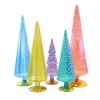 Cody Foster 18.0 Inch Jewel Tone Iridescent Trees Easter Village Decorate Decor Mantle Tree Sculptures - 3 of 3