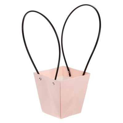 Unique Bargains Flower Bouquet Packaging Bag Rectangle Paper Gift Bag For  Party Favor 4.5x4x5 Inch Khaki : Target