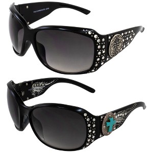 2 Pairs of Global Vision Eyewear Mercy Assortment Safety Motorcycle Glasses with Smoke, Smoke Lenses - 1 of 4