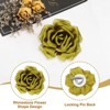 Unique Bargains Satin Flower Durable Elegant Large Peony Floral Lapel Brooch Pin - 3 of 4